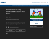 Fundamentals of Early Childhood Education in Nova Scotia