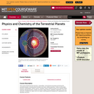 Physics and Chemistry of the Terrestrial Planets