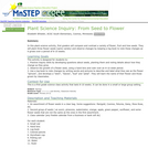 Plant Science Inquiry: From Seed to Flower