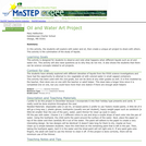 Oil and Water Art Project