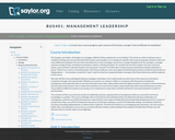 Management Leadership (Business 401)