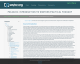 Introduction to Western Political Thought