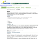 Introductory Concepts in Soil Chemistry