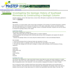 Investigating the Geologic History of Southeast Minnesota by Constructing a Geologic Column