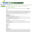Investigating Lava Flows and Their Impact on Shoreline Features