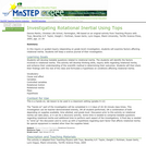 Investigating Rotational Inertial Using Tops