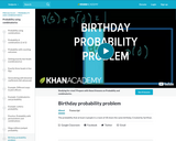 Probability: Birthday Probability Problem