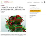 Lions, Dragons, and Nian: Animals of the Chinese New Year