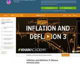 Inflation and deflation 3: Obama stimulus plan