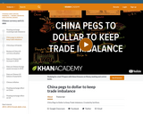 China pegs to dollar to keep trade imbalance