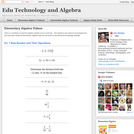 Beginning Algebra Videos