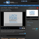 Lunch Poems: Geoffrey G. OÕBrien