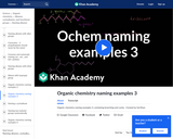 Organic Chemistry: Organic Chemistry Naming Examples 3