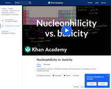 Organic Chemistry: Nucleophilicity vs. Basicity