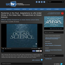 Perspectives on Ocean Science: Mysteries in the Mud - Adaptations to Life Under Stress in the Deep Sea
