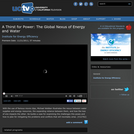 The Roots of Energy Efficiency: A Thirst for Power - The Global Nexus of Energy and Water