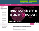 A universe smaller than the observable