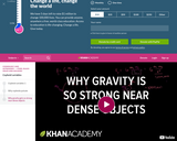Why gravity gets so strong near dense objects