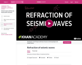 Refraction of seismic waves