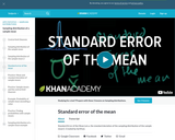 Statistics: Standard Error of the Mean
