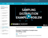 Statistics: Sampling Distribution Example Problem