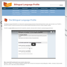 The Bilingual Language Profile