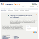 Language & Civil Society: eJournals