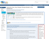 Using the Very, Very Simple Climate Model in the Classroom