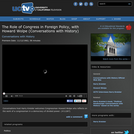 Conversations with History: The Role of Congress in Foreign Policy, with Howard Wolpe