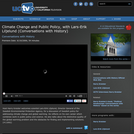 Climate Change and Public Policy, with Lars-Erik Liljelund