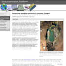 Earth Exploration Toolbook Chapter: Measuring Distance and Area in Satellite Images