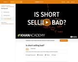 Is short selling bad?