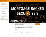 Mortgage-backed securities III