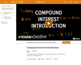 Compound interest introduction