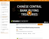 Chinese Central Bank buying treasuries