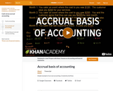 Accrual basis of accounting