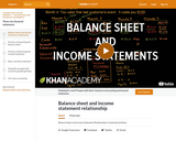 Balance sheet and income statement relationship