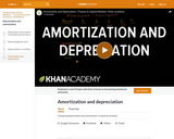 Amortization and depreciation