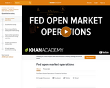 Fed open market operations