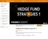 Hedge fund strategies: Long short 1