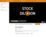 Stock dilution