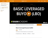 Basic leveraged buyout (LBO)