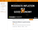 Finance & Economics: Moderate Inflation in a Good Economy