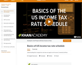Basics of US income tax rate schedule