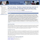 The Oil Game: Problem-based learning exercise in an Environmental Geology lecture-format class