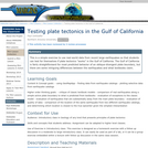 Testing plate tectonics in the Gulf of California