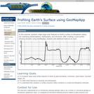 Profiling Earth's Surface using GeoMapApp
