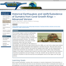 Historical Earthquakes and Uplift/Subsidence of Sumatra from Coral Growth Rings -- Advanced Version