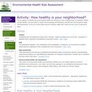 How Healthy is Your Neighborhood Activity