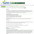 Lab Investigation Mixture Separation